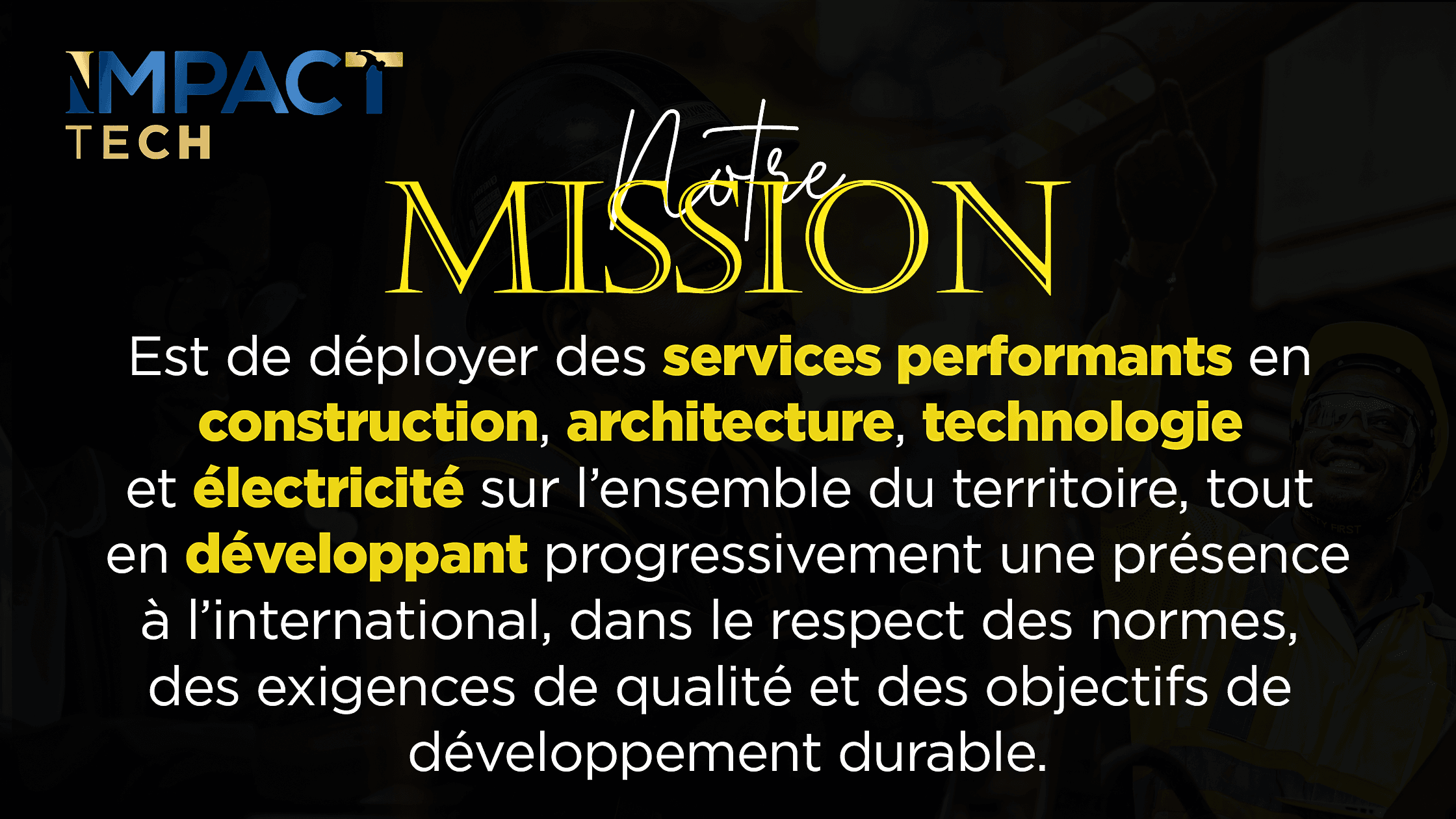 Notre mission - Impact Tech
