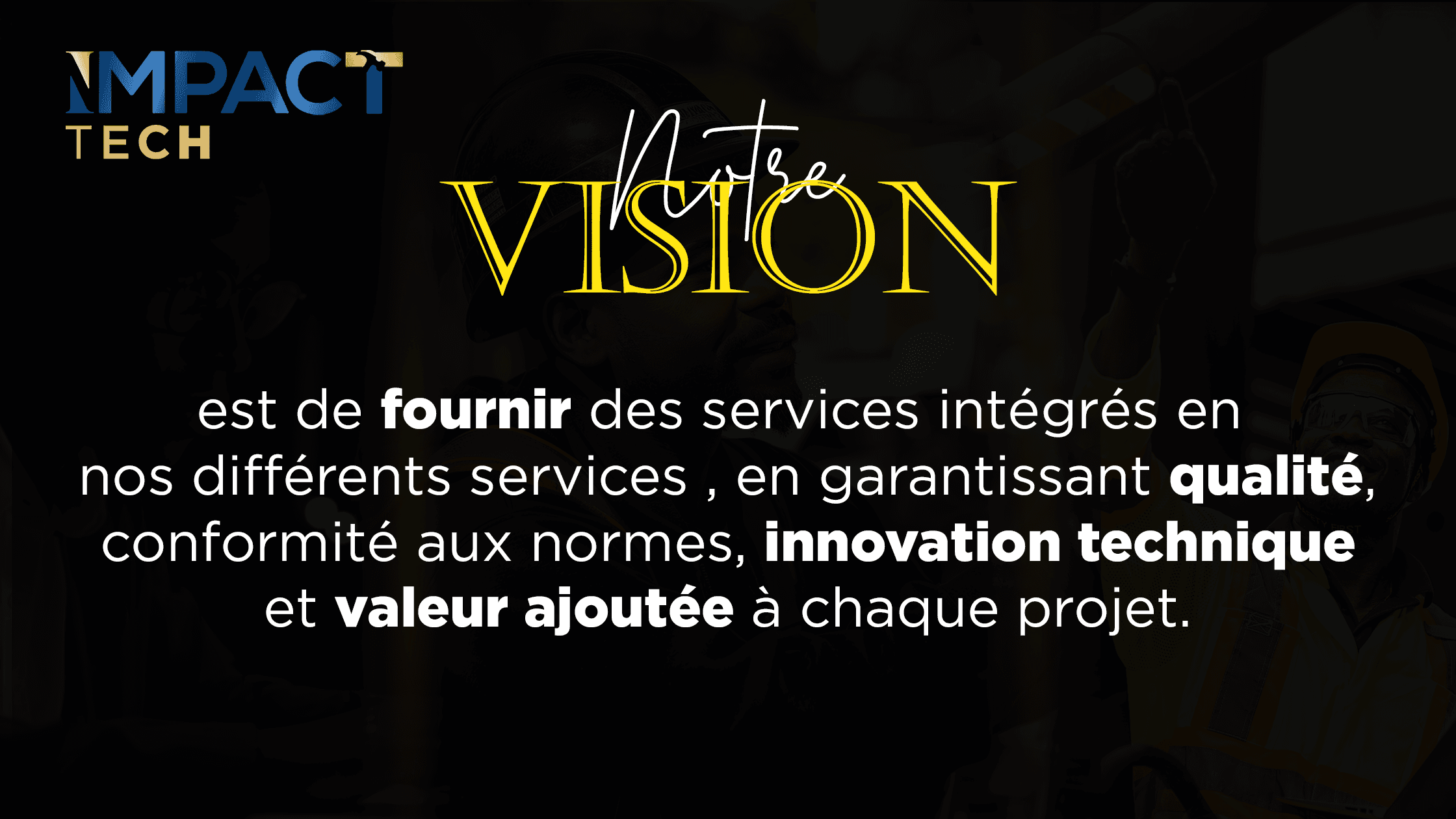 Notre vision - Impact Tech